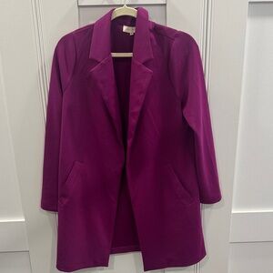Women's Purple cardigan / blazer
